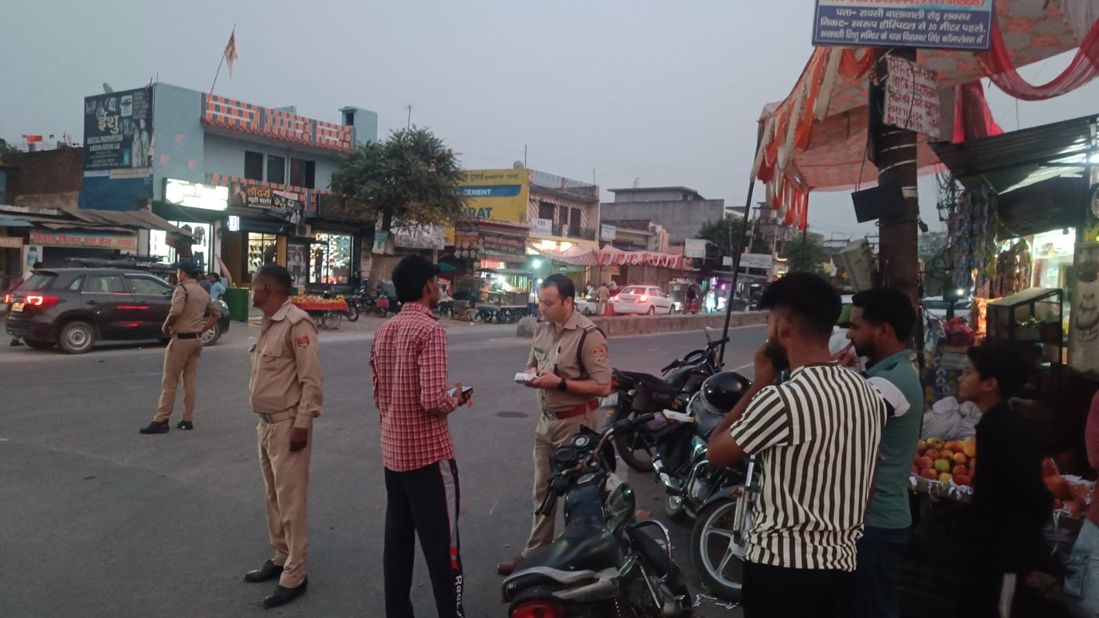 त्योहारों को सकुशल संपन्न कराने हेतु पूरी तत्परता के साथ मैदान में हरिद्वार पुलिस
