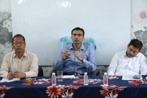 मुख्यमंत्री विजिट के क्रम में आज सभी आला अधिकारियों संग ग्राउड जीरो पर डीएम सविन