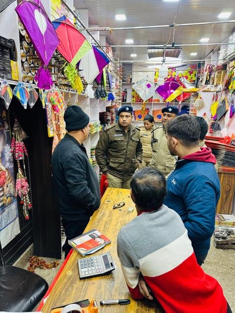 SSP हरिद्वार के निर्देश पर चाइनीज़ माँझे की चेकिंग का अभियान जारी