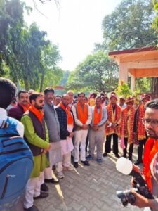 श्री रघुनाथ सत्संग मंडल तीर्थ पुरोहित समाज ने सामूहिक विवाह संस्कार का आयोजन कर 14 गरीब  कन्याओं का विवाह कराया संपन्न