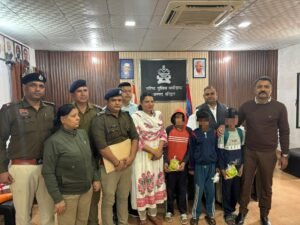 ऑपरेशन स्माइल के तहत हरिद्वार पुलिस ने तीन नाबालिग बच्चों को सकुशल किया रेस्क्यू