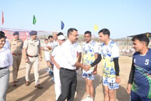 रोमांचक मुकाबलों की गवाह बनी पुलिस लाइन