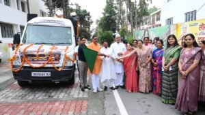 मुख्यमंत्री उद्यमशाला योजना के अंतर्गत उद्यम आईईसी/प्रचार वाहन को फ्लैग ऑफ