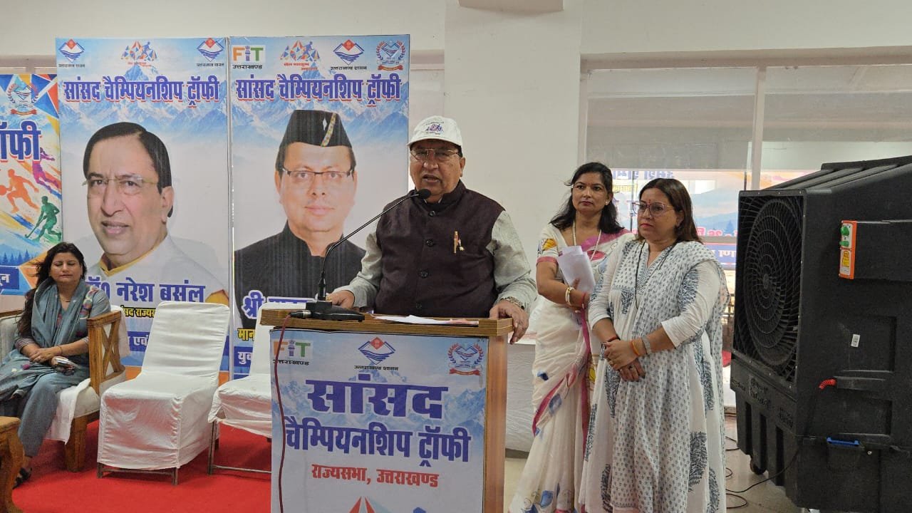 प्रधानमंत्री श्री नरेन्‍द्र मोदी के मार्गदर्शन व मुख्यमंत्री श्री पुष्कर सिहं धामी के दूरदर्शी नेतृत्व मे खेलो का हो रहा सम्रग विकास:डा. नरेश बंसल