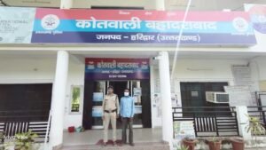 शांति व्यवस्था भंग करने पर हरिद्वार पुलिस की कार्रवाई