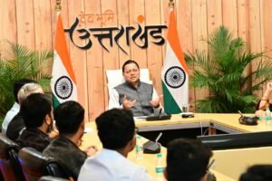 हरियाणा के युवाओं ने मुख्यमंत्री धामी से साझा किए उत्तराखण्ड भ्रमण के अनुभव