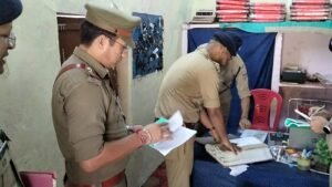 पुलिस अधीक्षक नगर द्वारा किया गया कोतवाली कनखल का अर्द्धवार्षिक निरीक्षण