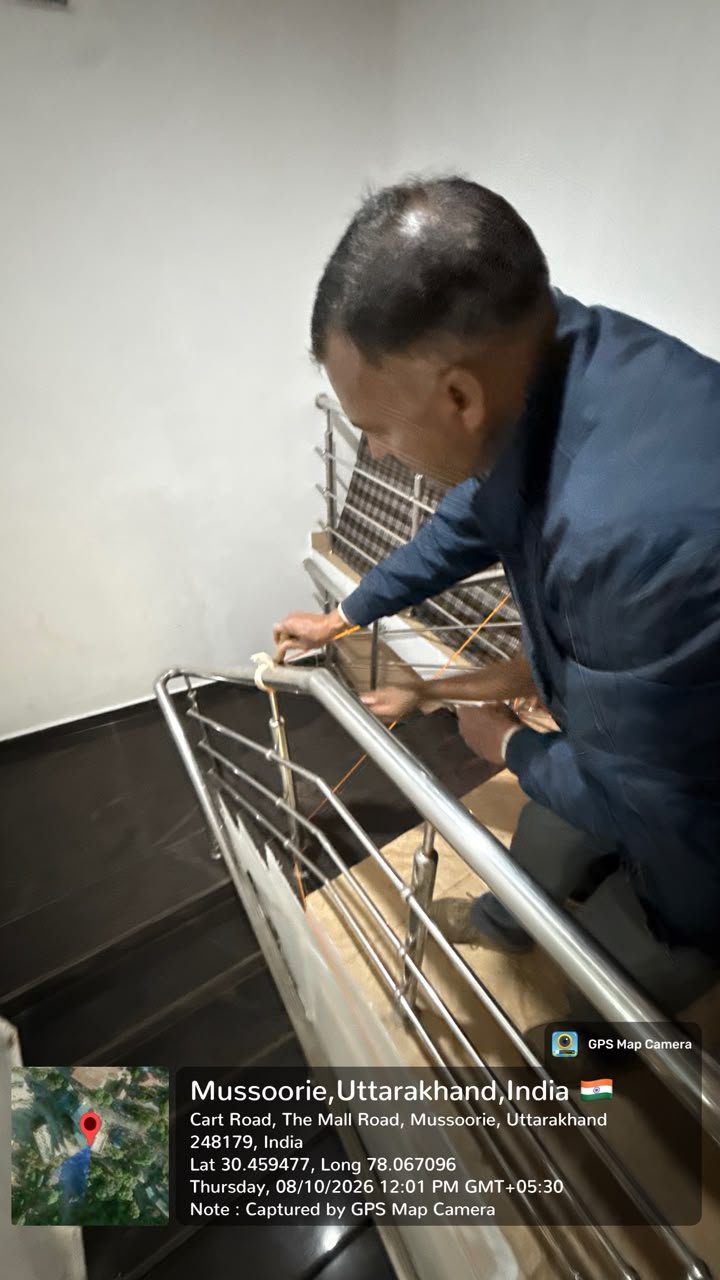 मसूरी में अवैध होटल निर्माण पर एमडीडीए का शिकंजा, होटल के 12 कमरे और बेसमेंट सील