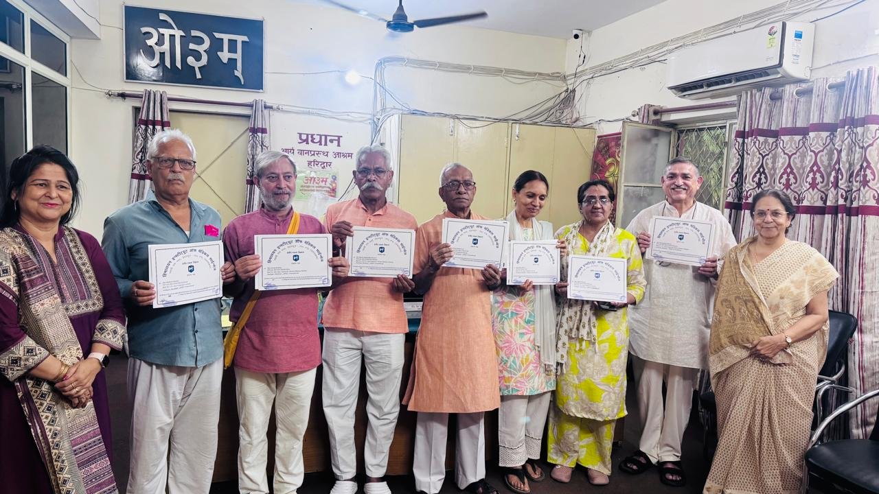मुस्कान फाउंडेशन ने सात देवतुल्य दानवीरों को सौंपे मरणोपरांत देहदान के आधिकारिक प्रमाण पत्र